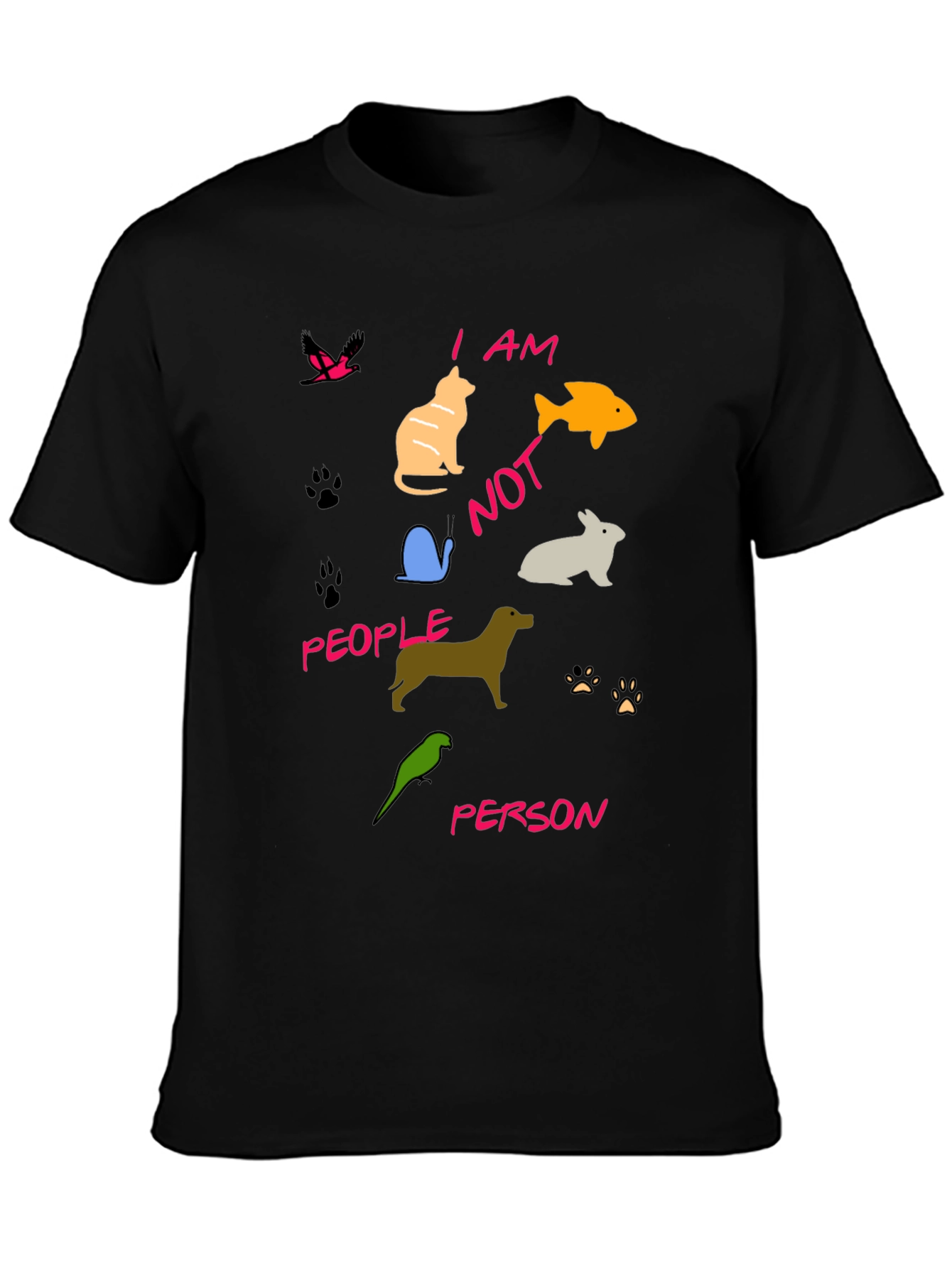 Animal Lover Tee - I am Not a People Person T-Shirt