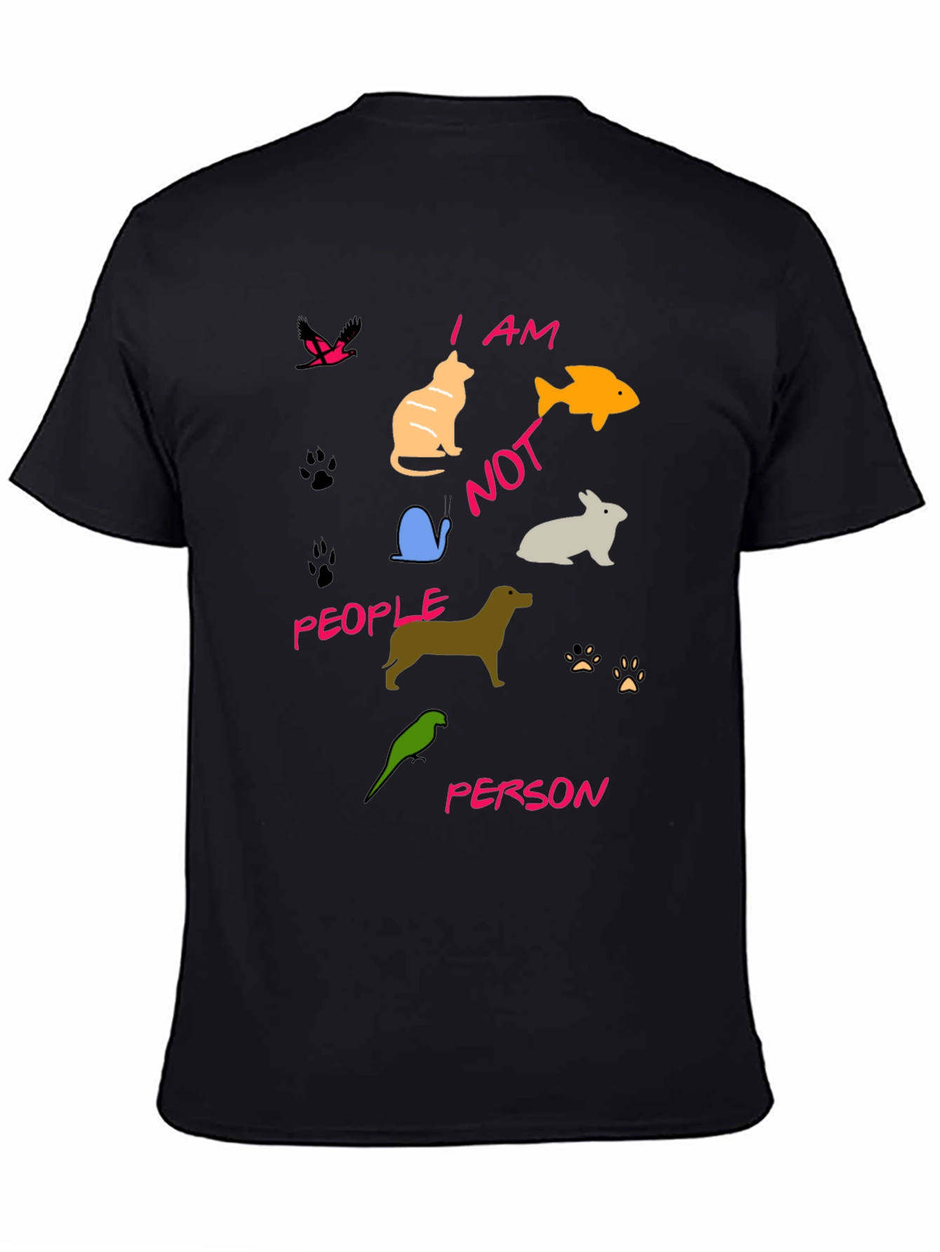 Animal Lover Tee - I am Not a People Person T-Shirt