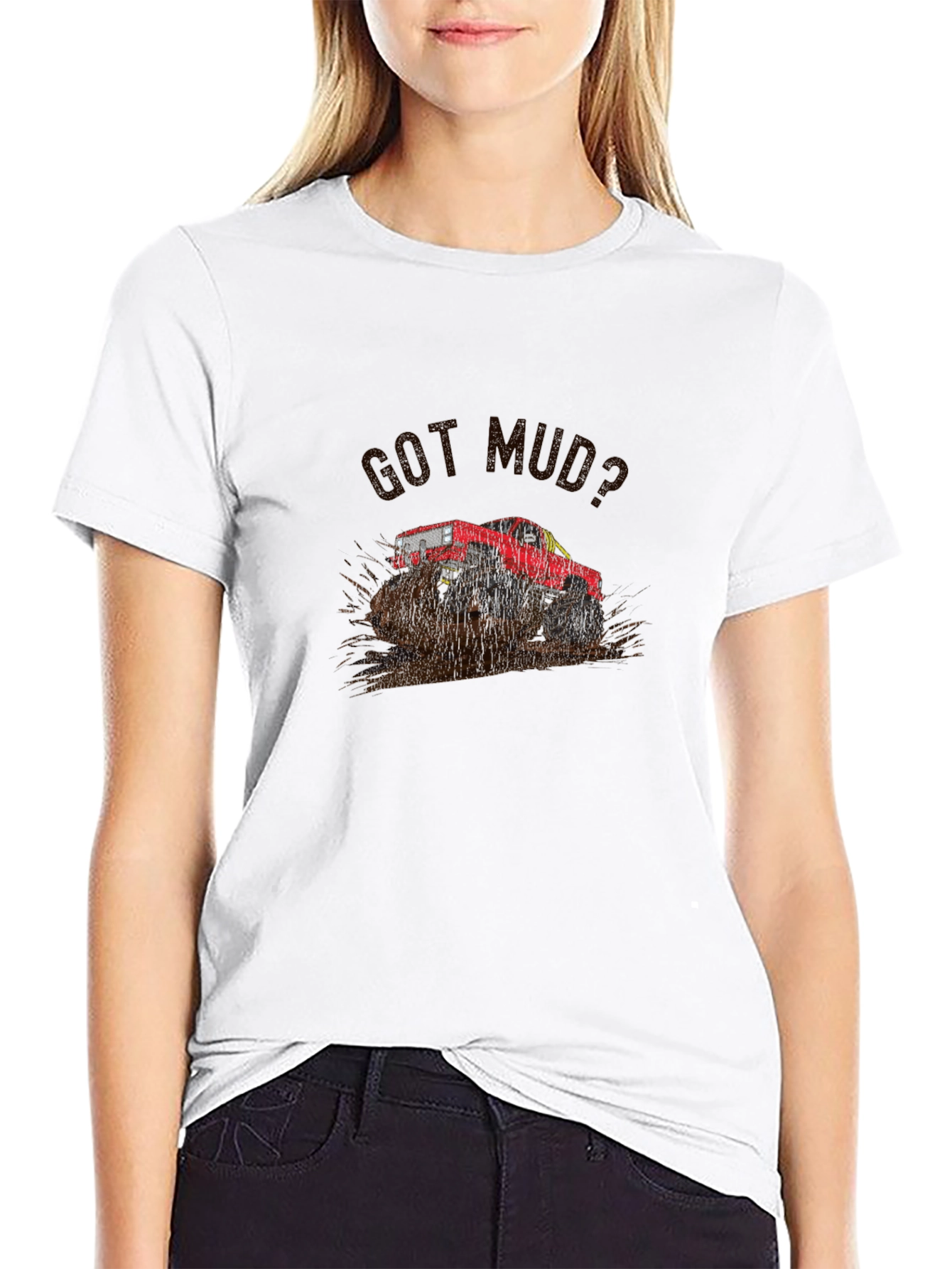Got Mud? Black Graphic Tee