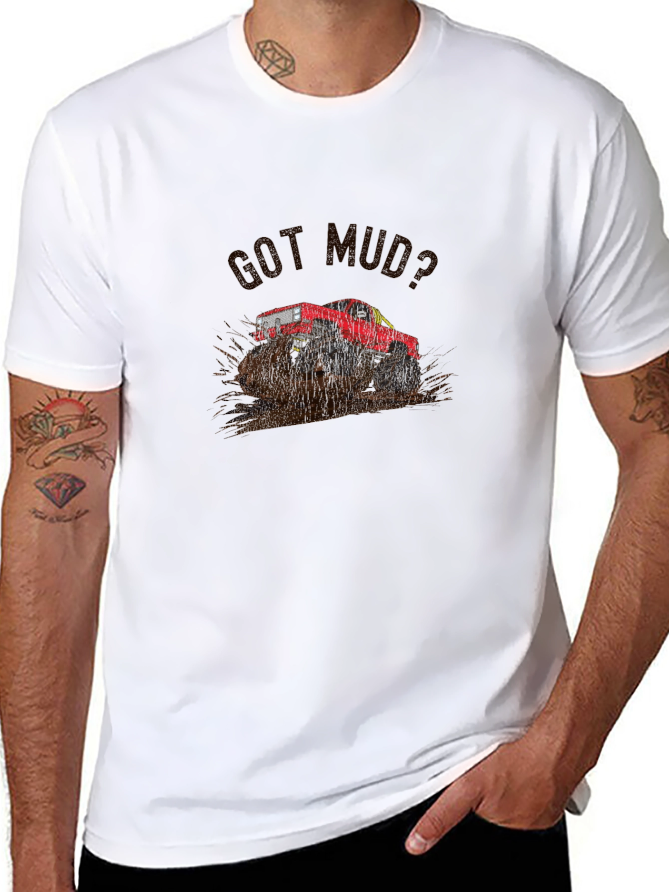 Got Mud? Black Graphic Tee