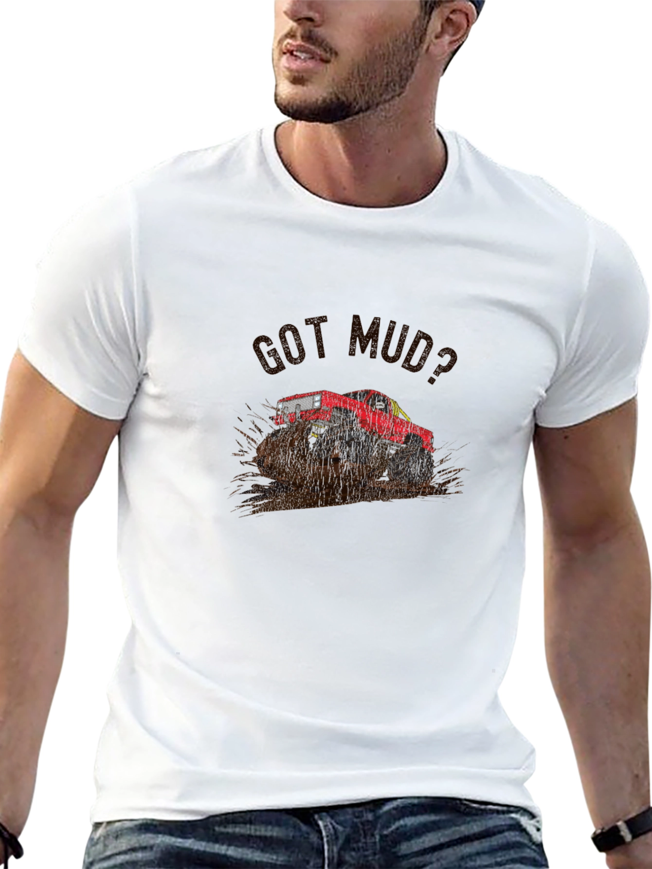 Got Mud? Black Graphic Tee