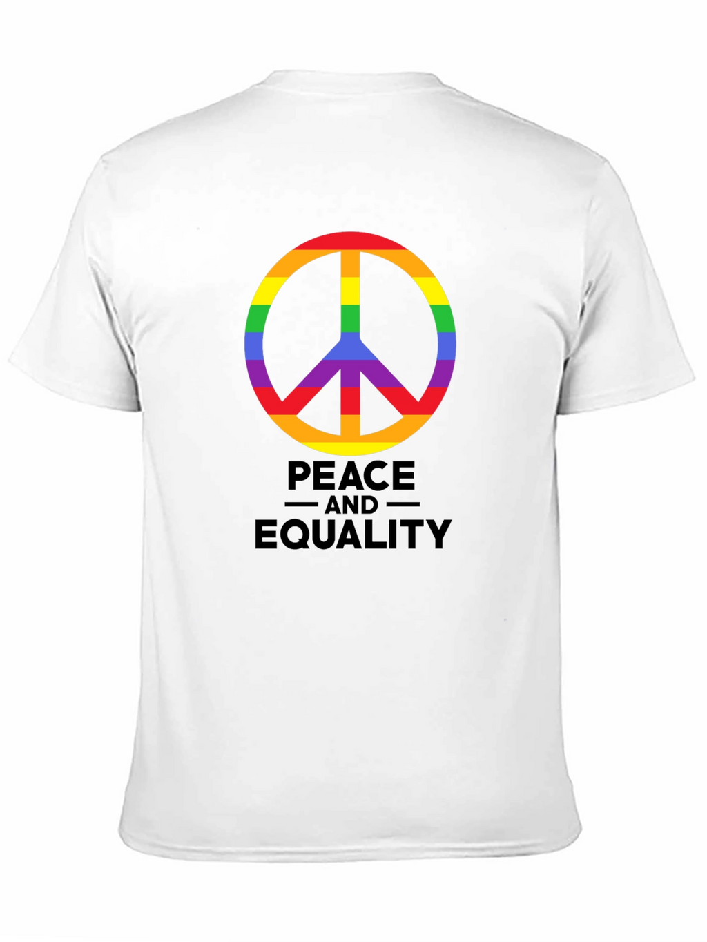 Peace and Equality Rainbow Pride T-Shirt