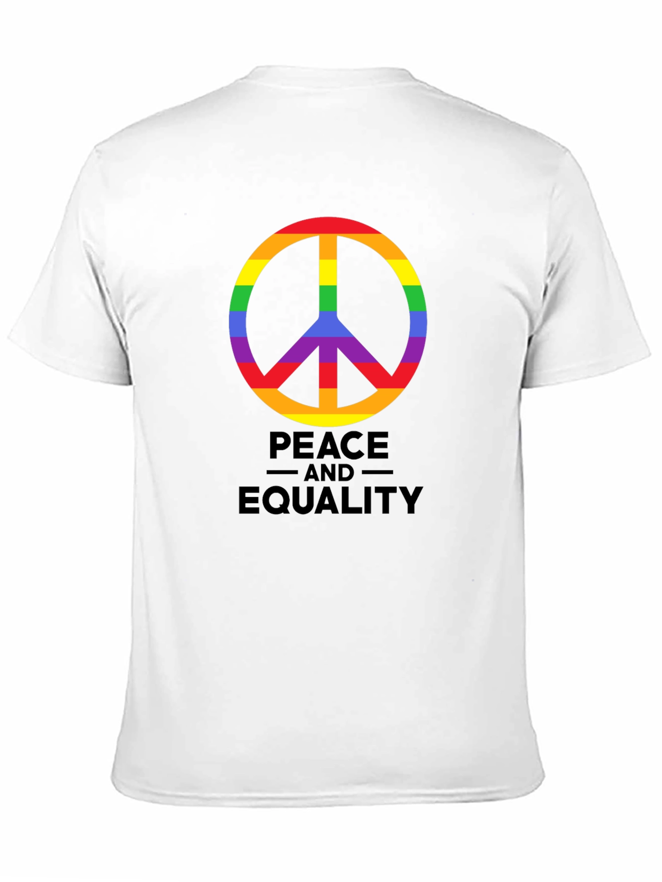 Peace and Equality Rainbow Pride T-Shirt