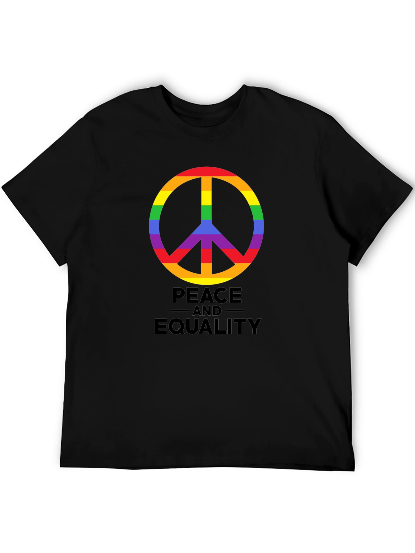 Peace and Equality Rainbow Pride T-Shirt