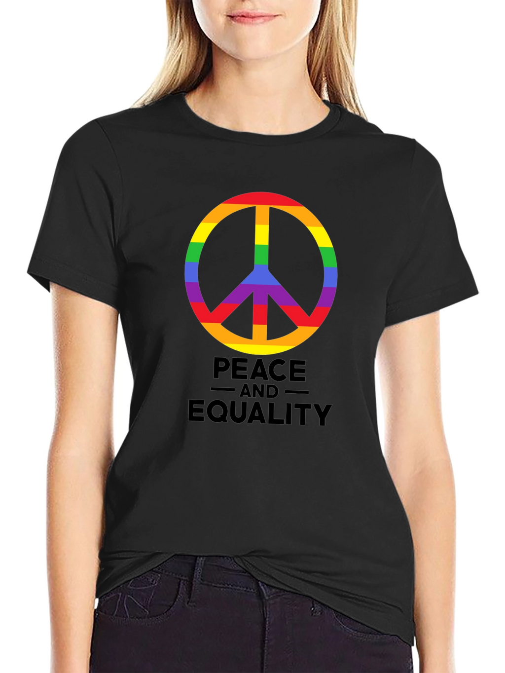 Peace and Equality Rainbow Pride T-Shirt