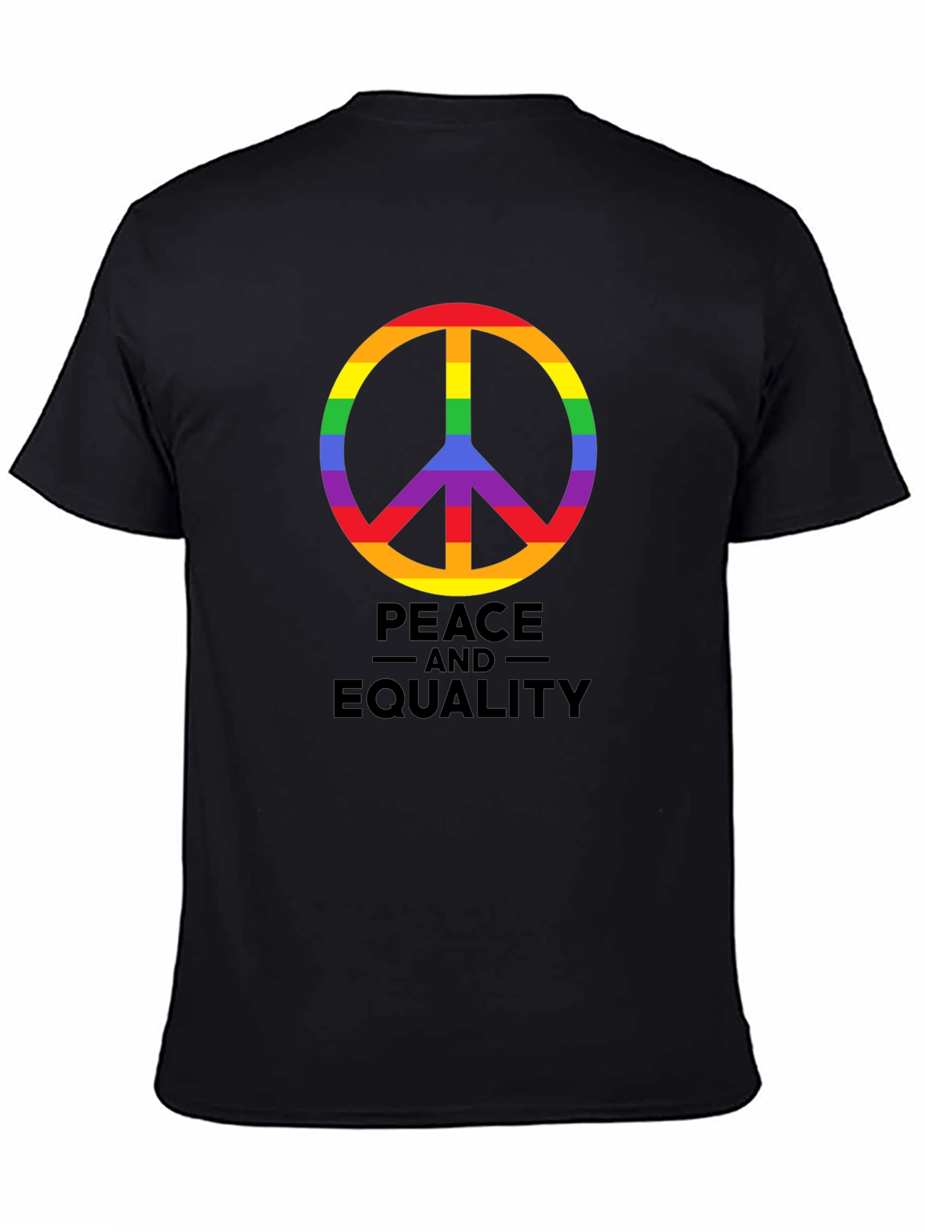 Peace and Equality Rainbow Pride T-Shirt