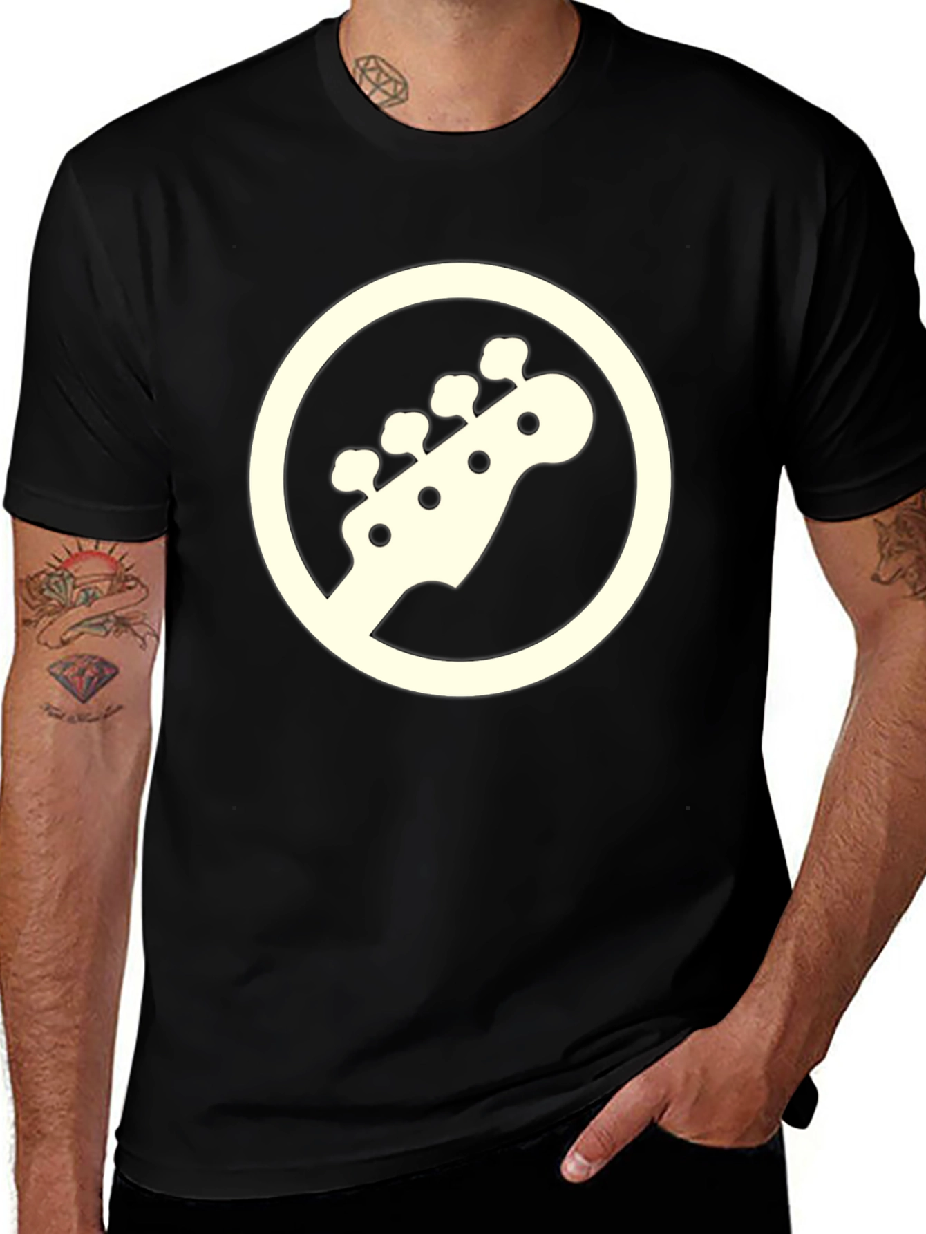 Bass Guitar Headstock T-Shirt