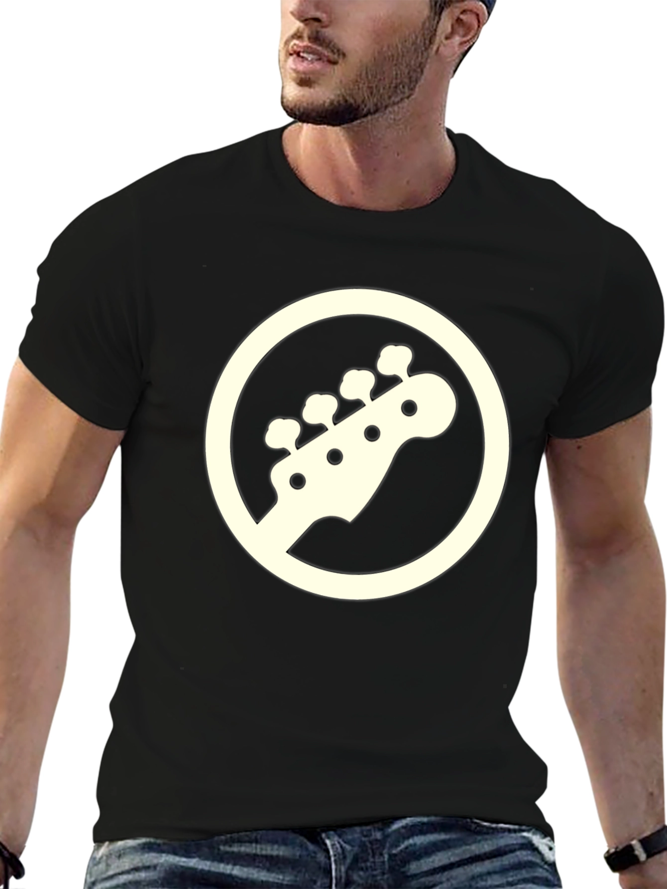 Bass Guitar Headstock T-Shirt