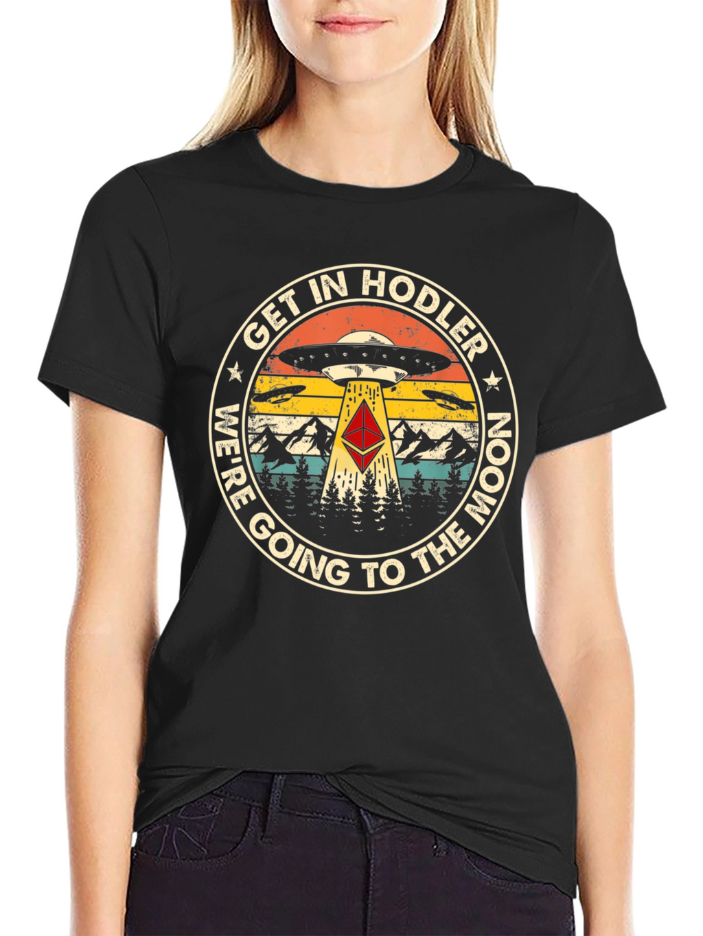 Get In Hodler Tee - To the Moon!