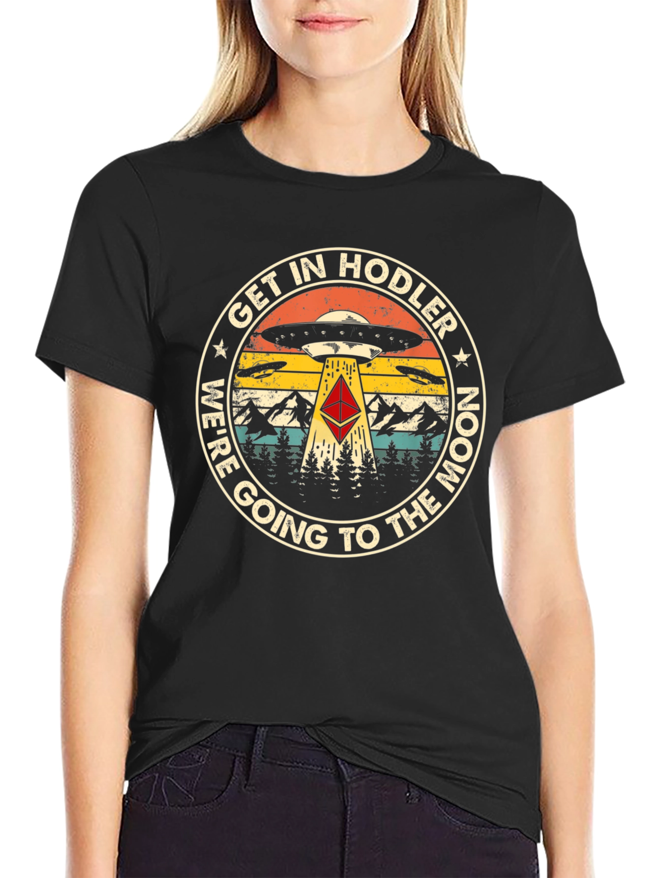 Get In Hodler Tee - To the Moon!