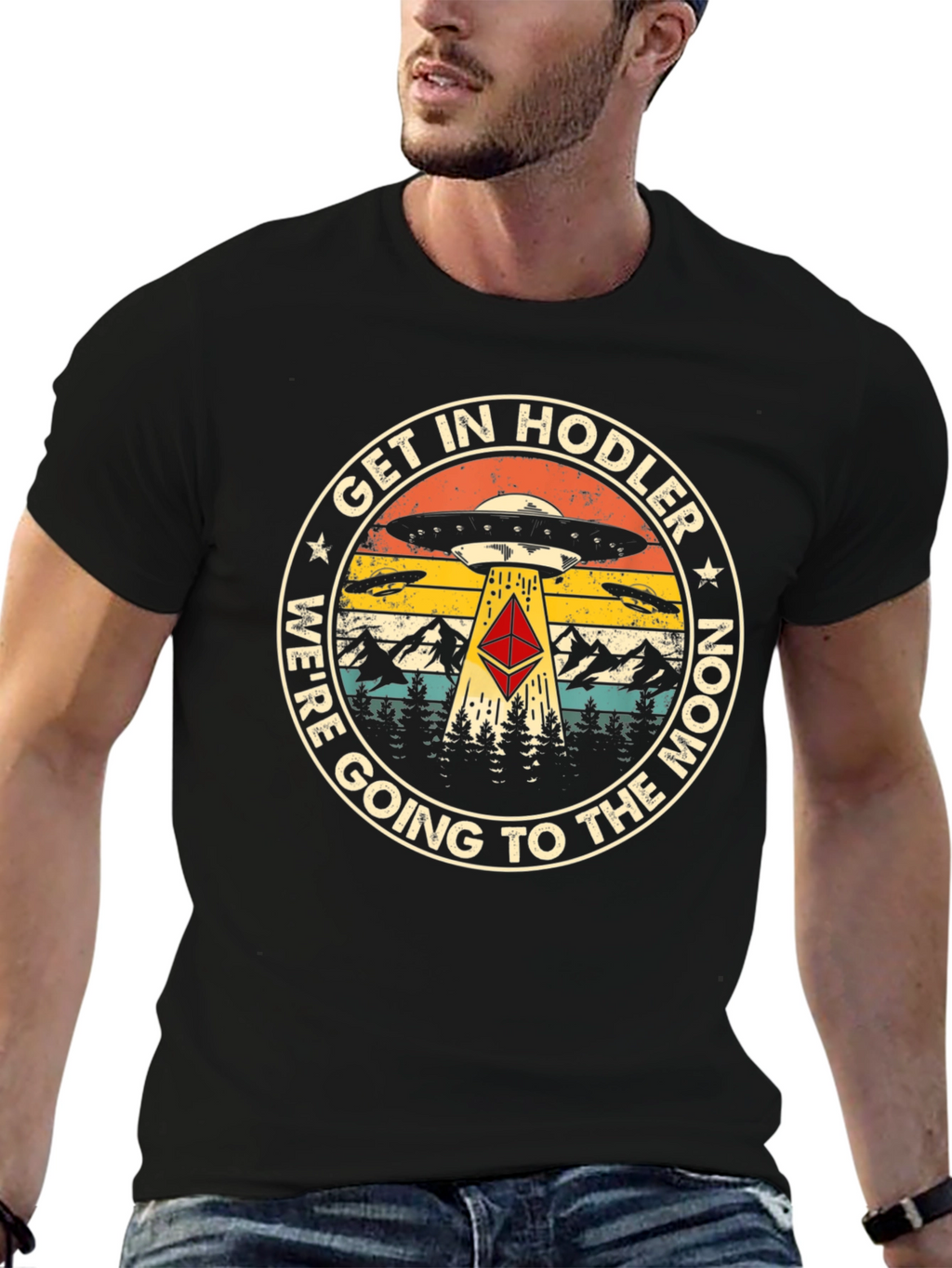 Get In Hodler Tee - To the Moon!