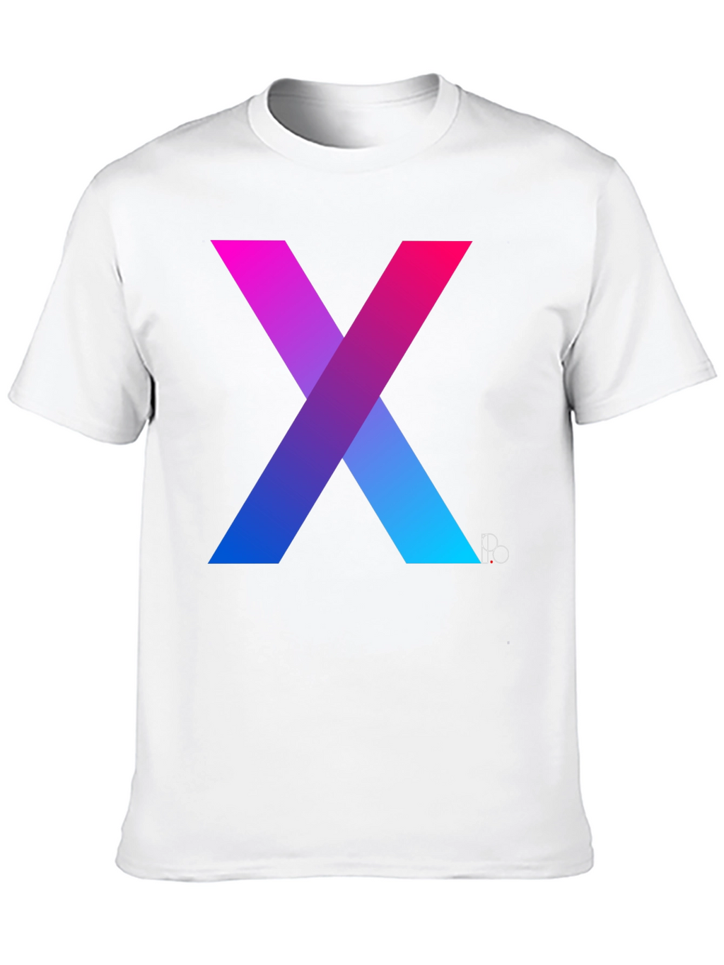 Gradient X Graphic Tee - Modern Mens T-Shirt