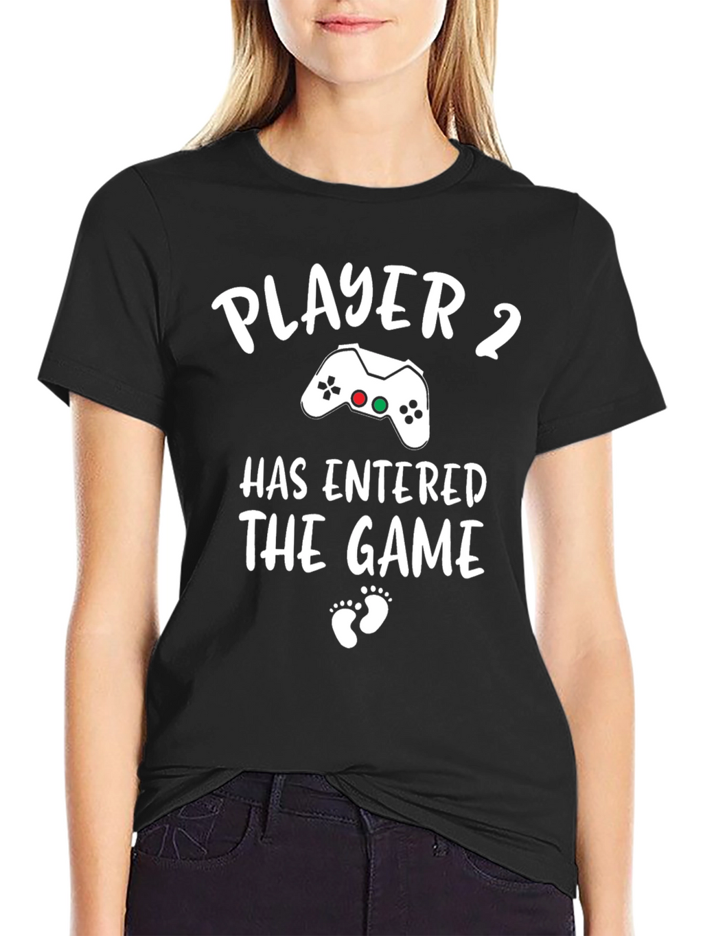 Player 2 Has Entered the Game Pregnancy Shirt