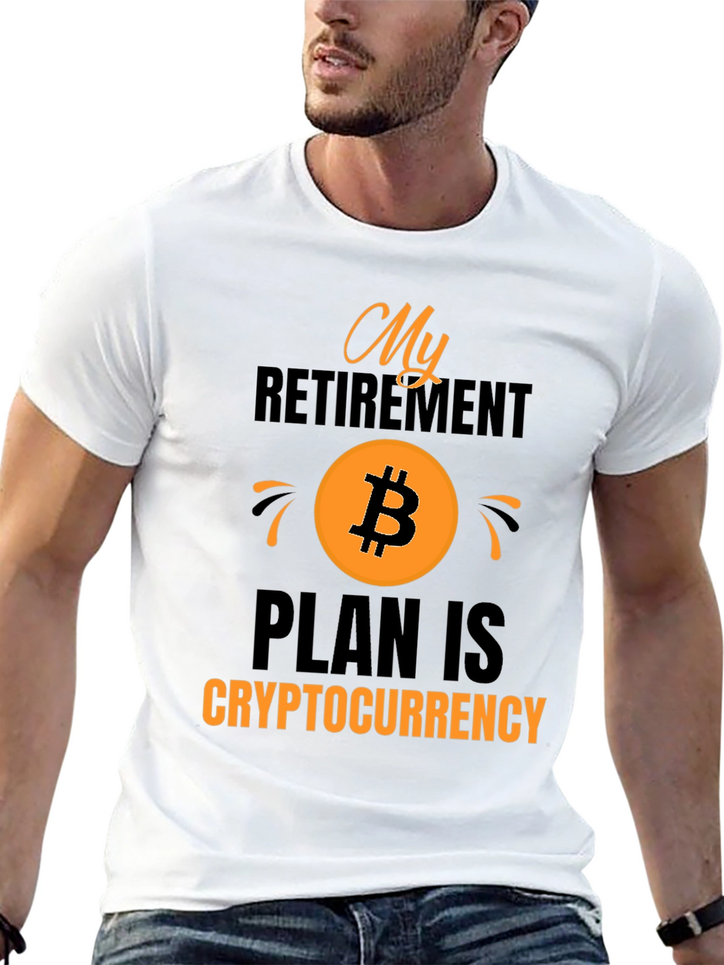 Crypto Retirement Plan T-Shirt Bitcoin Tee