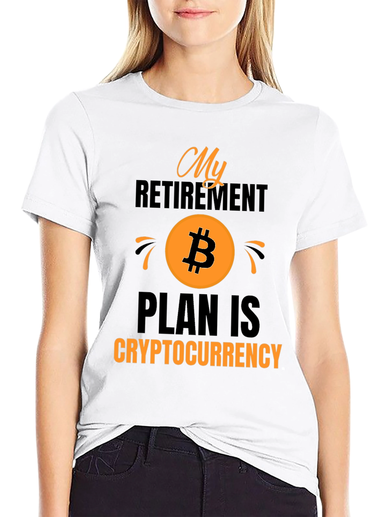 Crypto Retirement Plan T-Shirt Bitcoin Tee