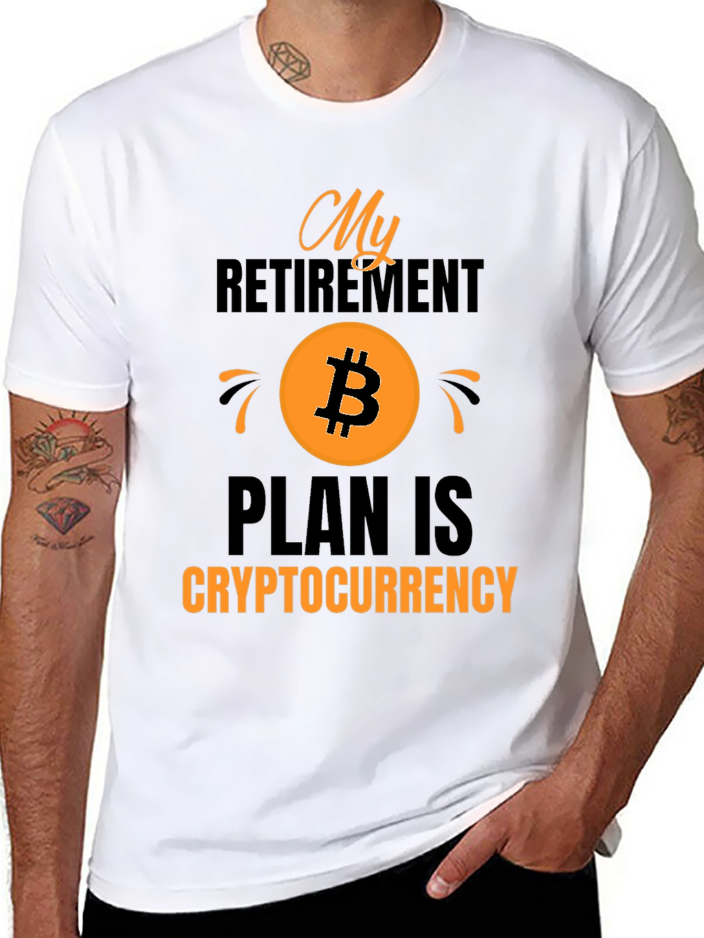 Crypto Retirement Plan T-Shirt Bitcoin Tee