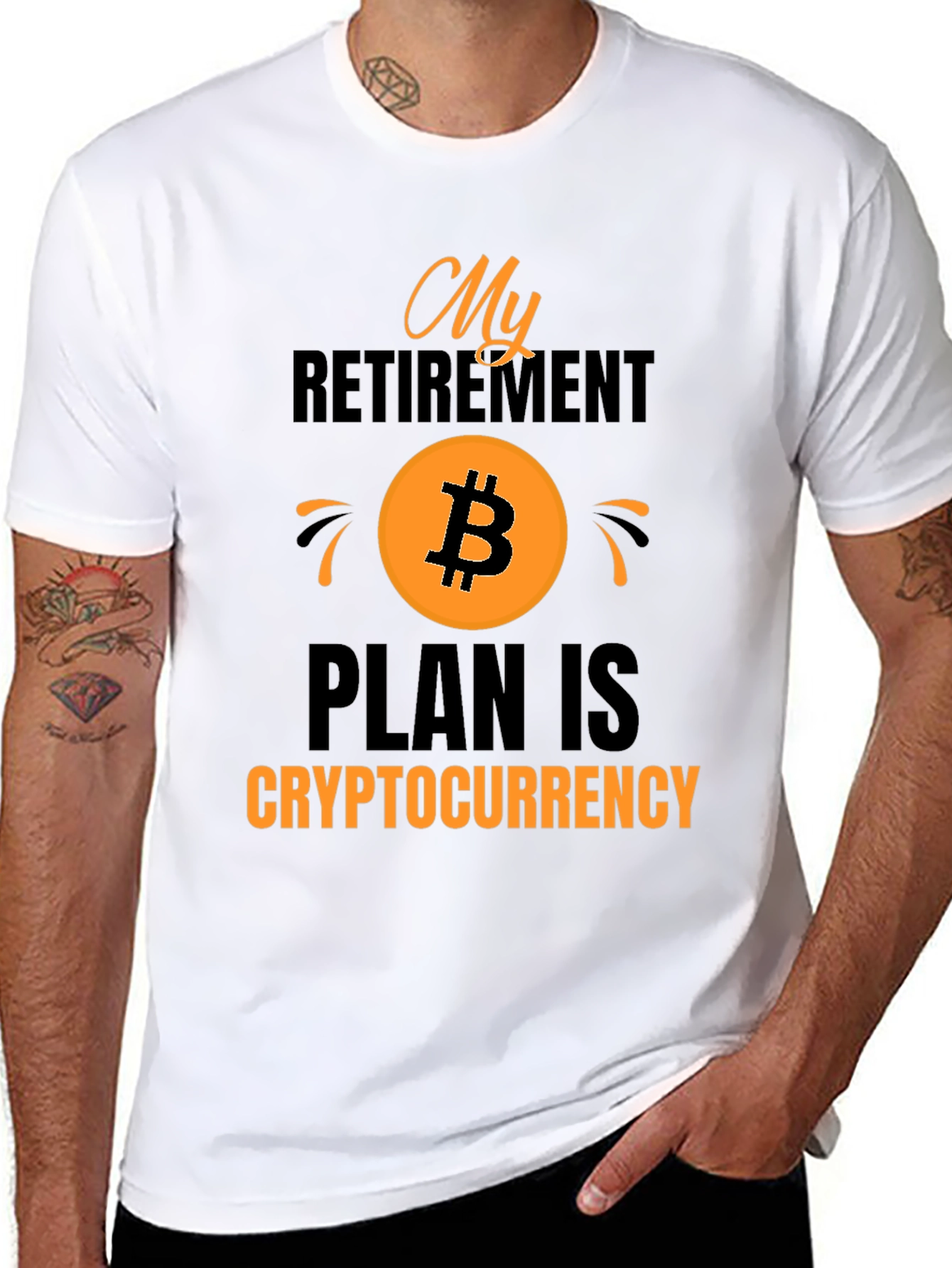 Crypto Retirement Plan T-Shirt Bitcoin Tee