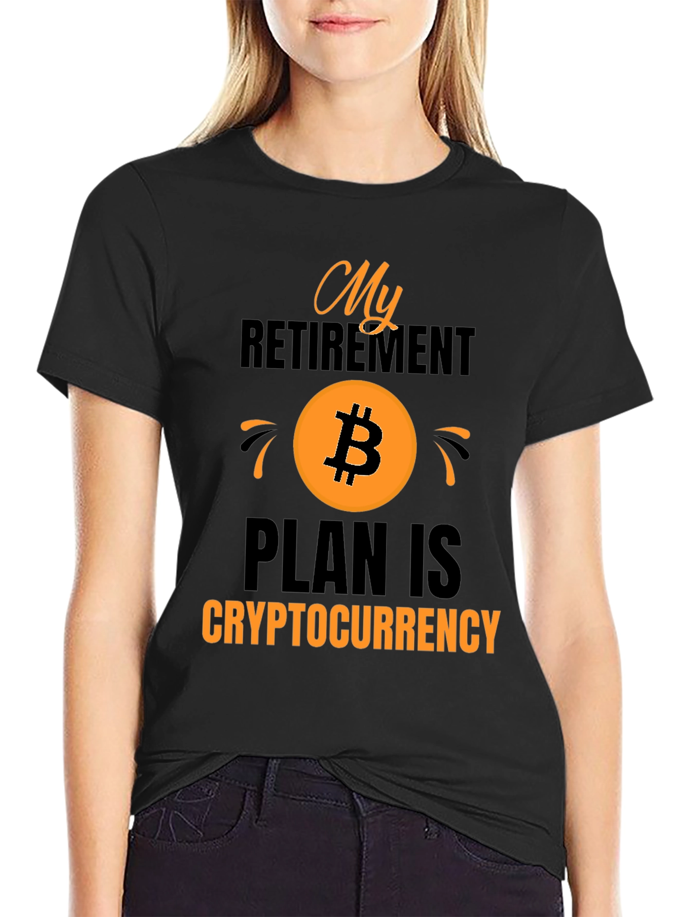 Crypto Retirement Plan T-Shirt Bitcoin Tee
