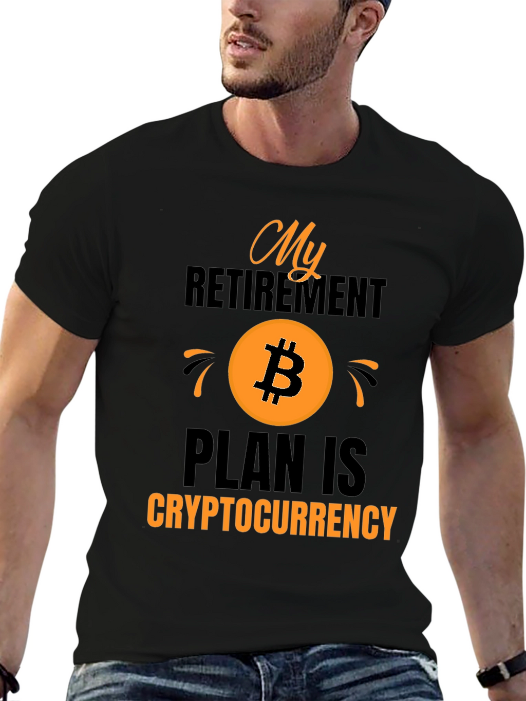 Crypto Retirement Plan T-Shirt Bitcoin Tee