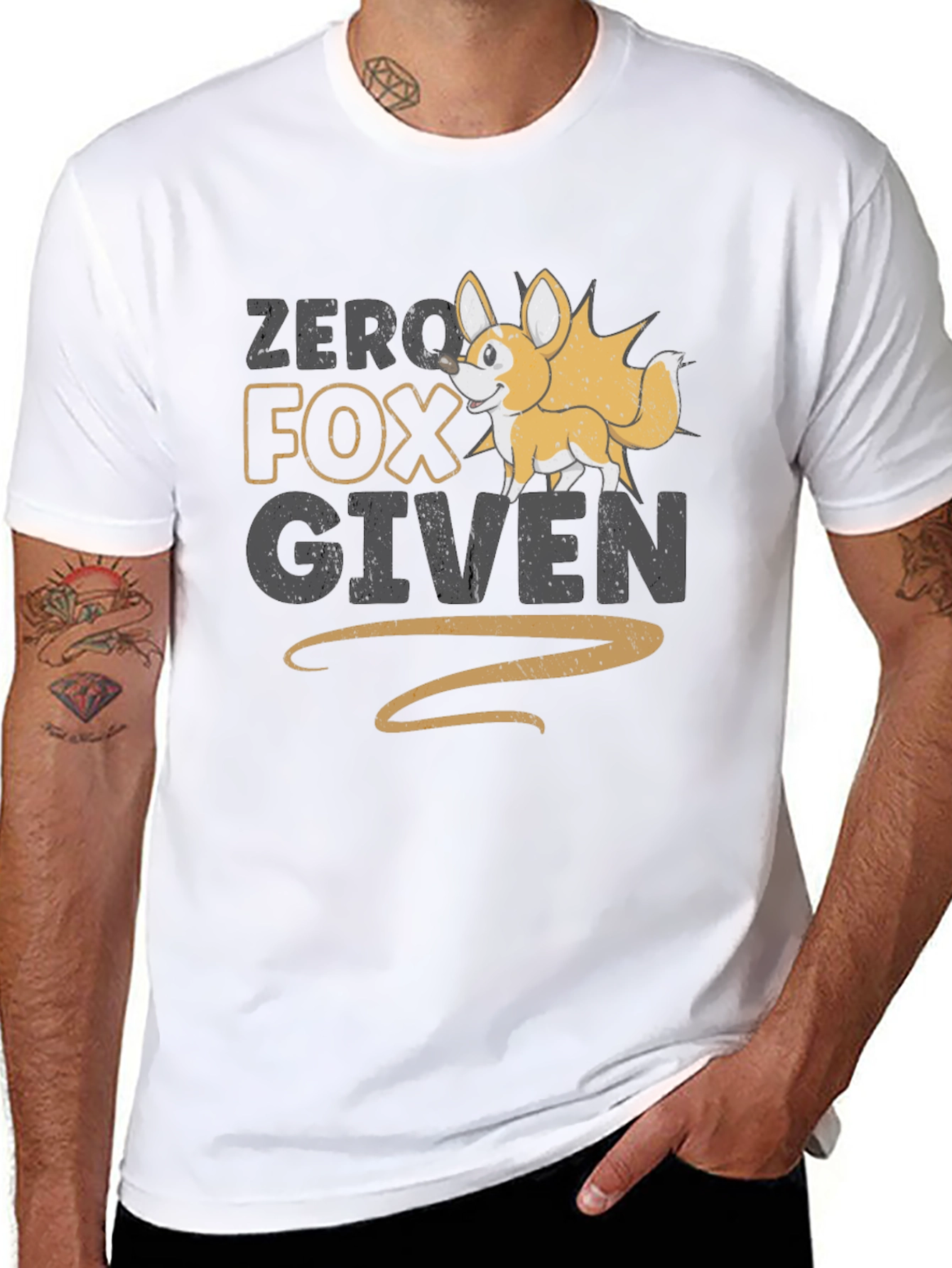 Zero Fox Given Funny Graphic T-Shirt