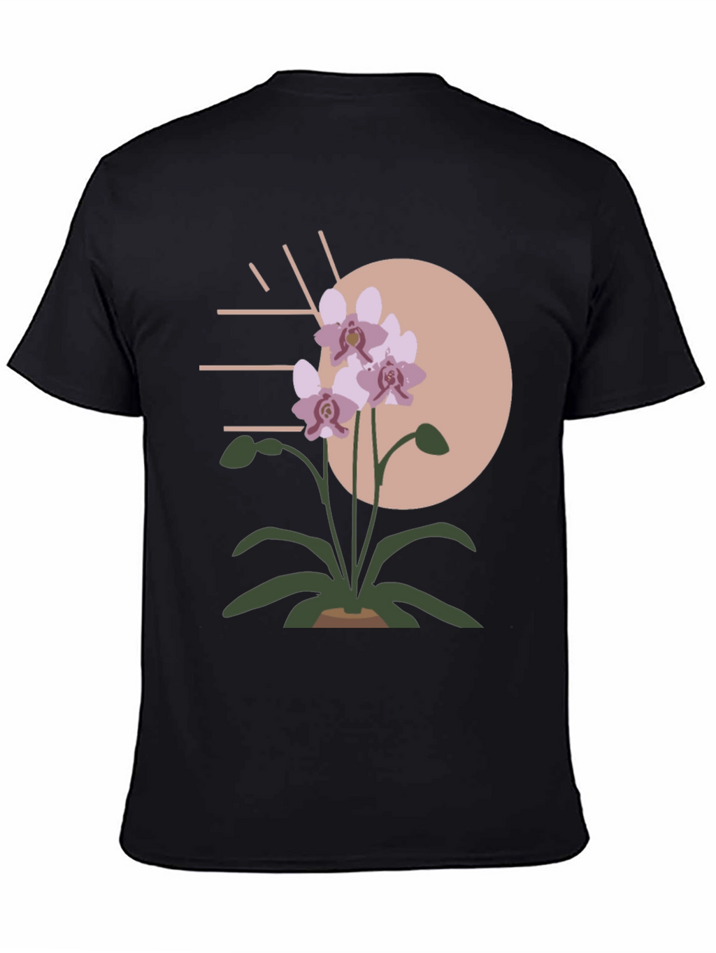 Modern Floral Graphic Tee - Stylish Mens Shirt