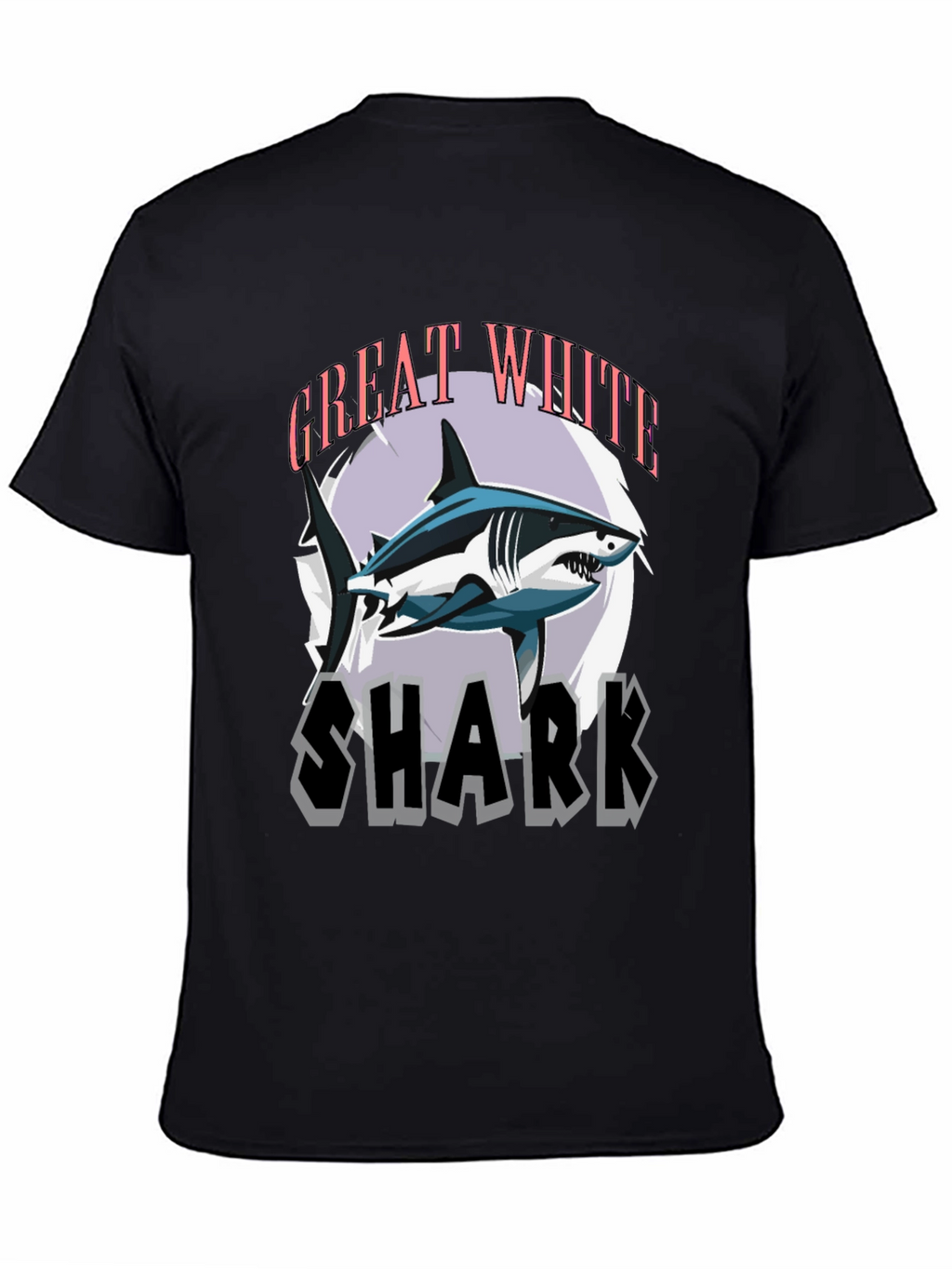 Great White Shark Graphic Tee - Stylish Mens T-Shirt