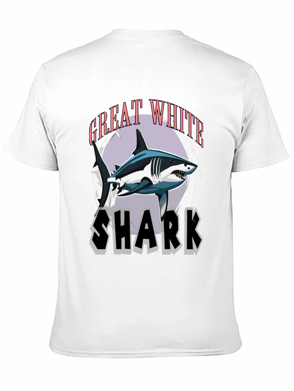 Great White Shark Graphic Tee - Stylish Mens T-Shirt