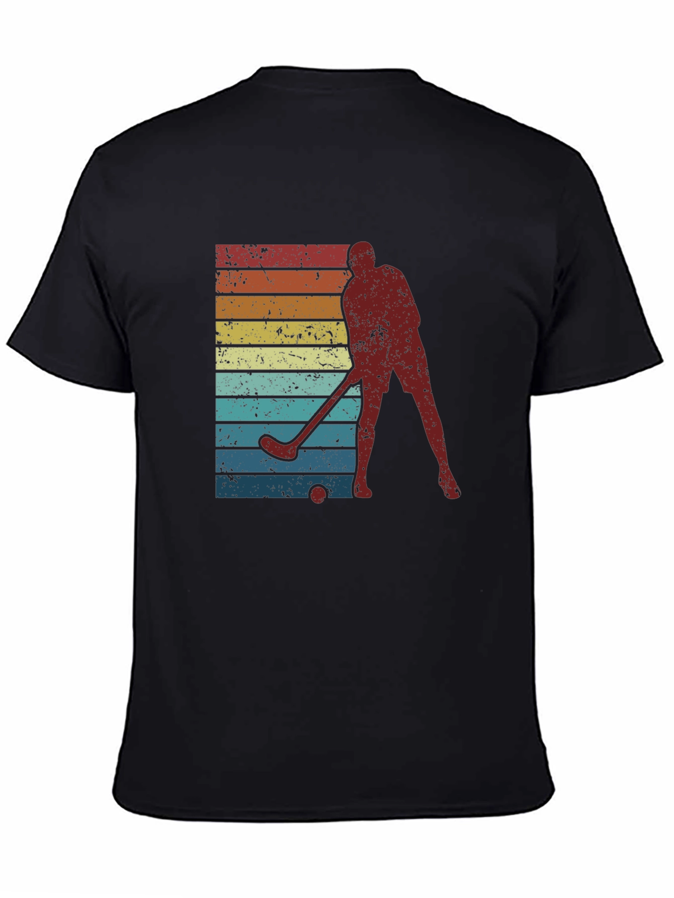Vintage Hockey Player Retro T-Shirt