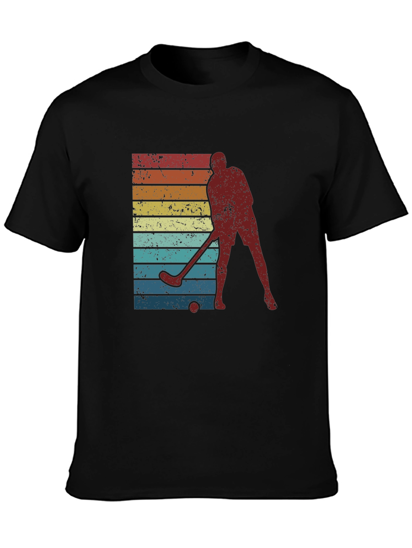 Vintage Hockey Player Retro T-Shirt