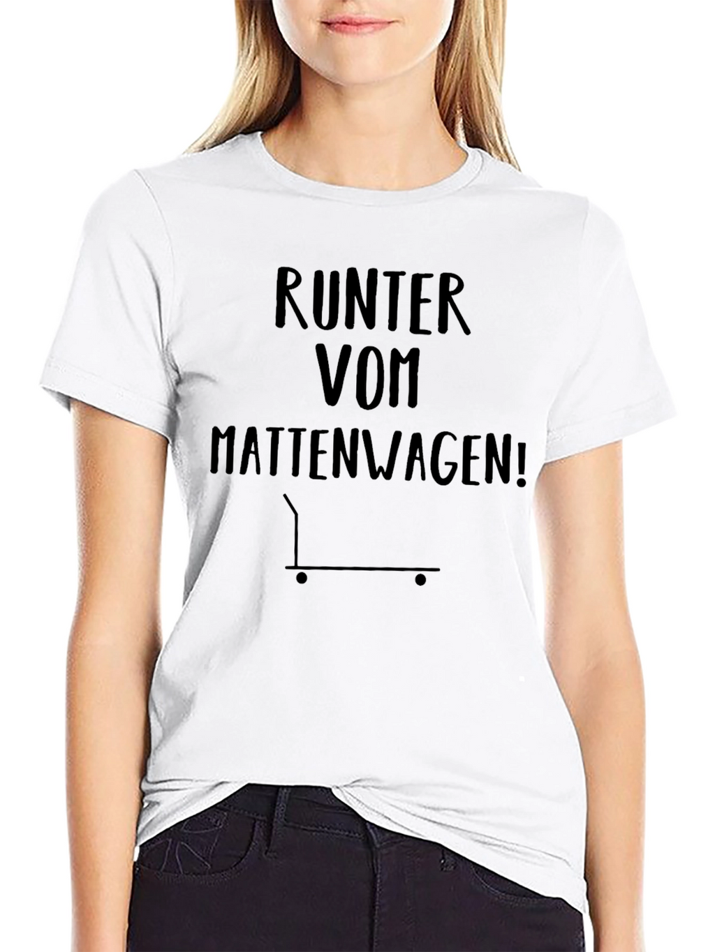 RUNTEM VOM MATTENWAGEN T-Shirt