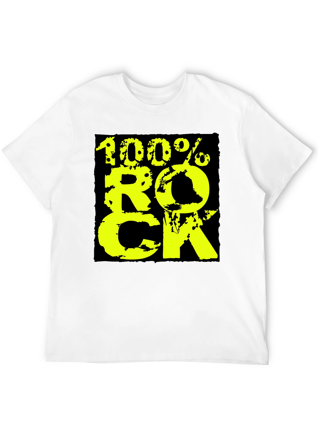 100% Rock Graphic Tee - Black