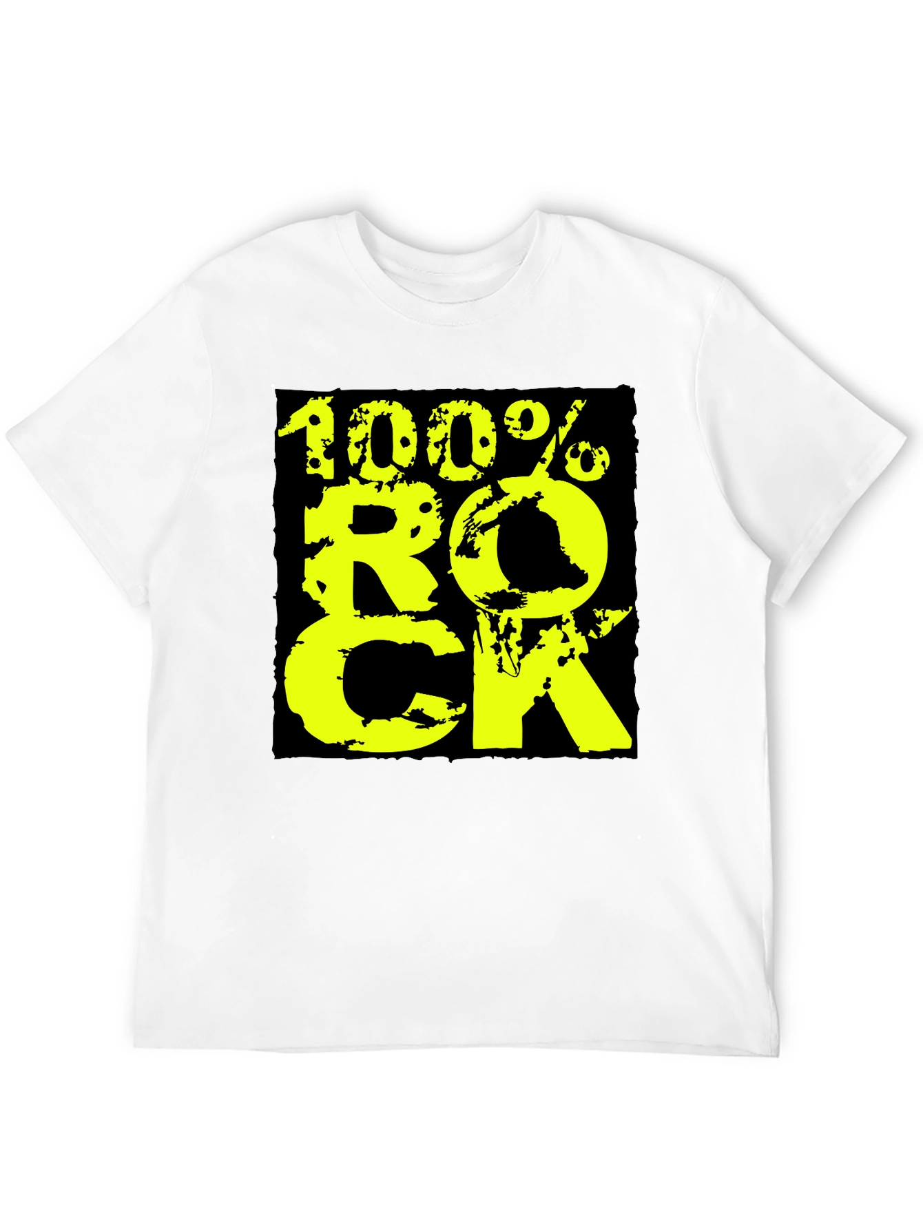 100% Rock Graphic Tee - Black