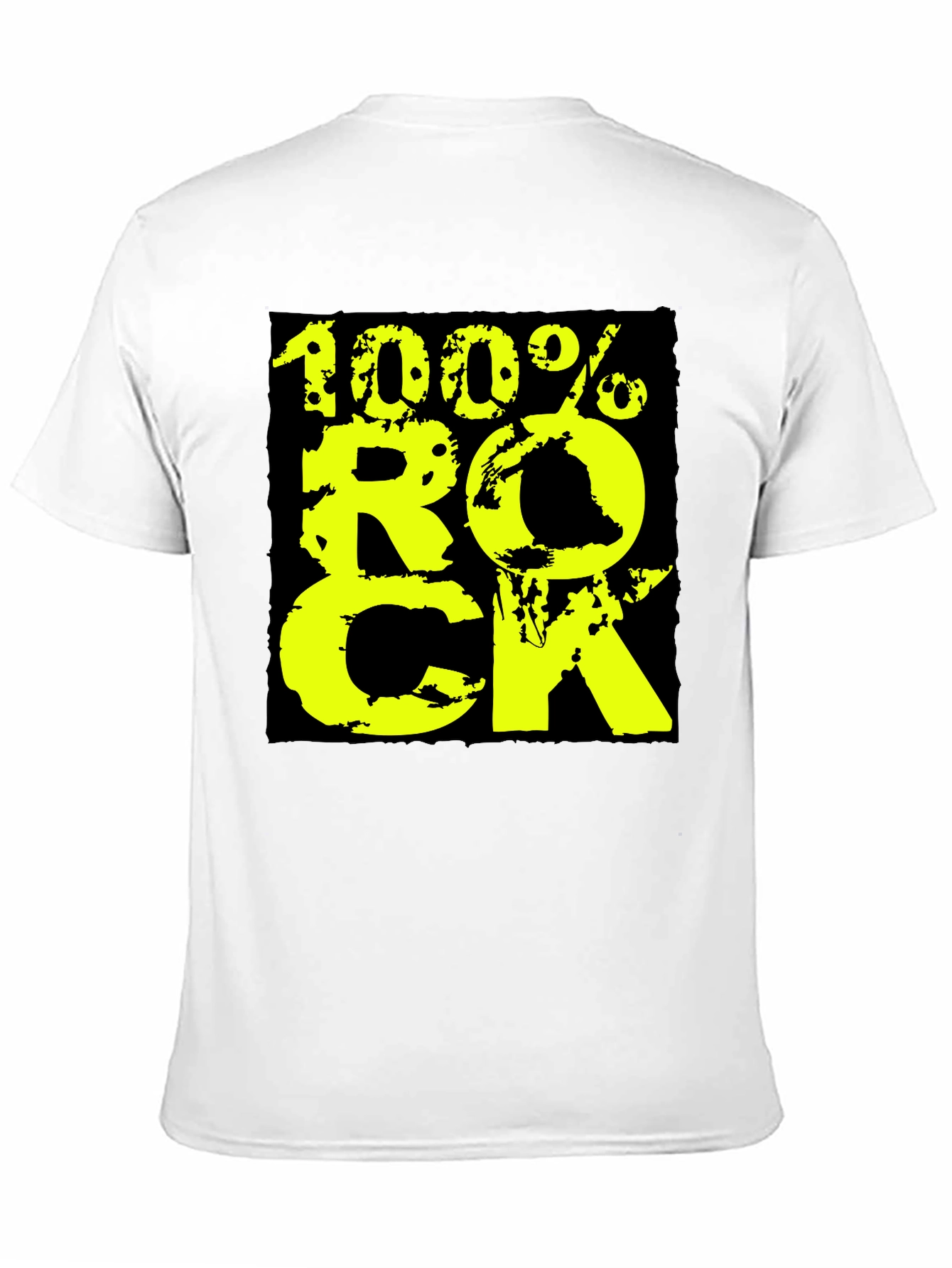 100% Rock Graphic Tee - Black
