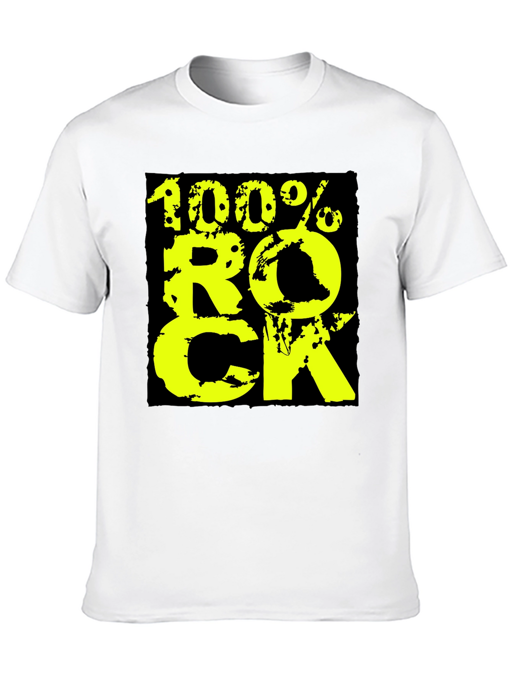100% Rock Graphic Tee - Black