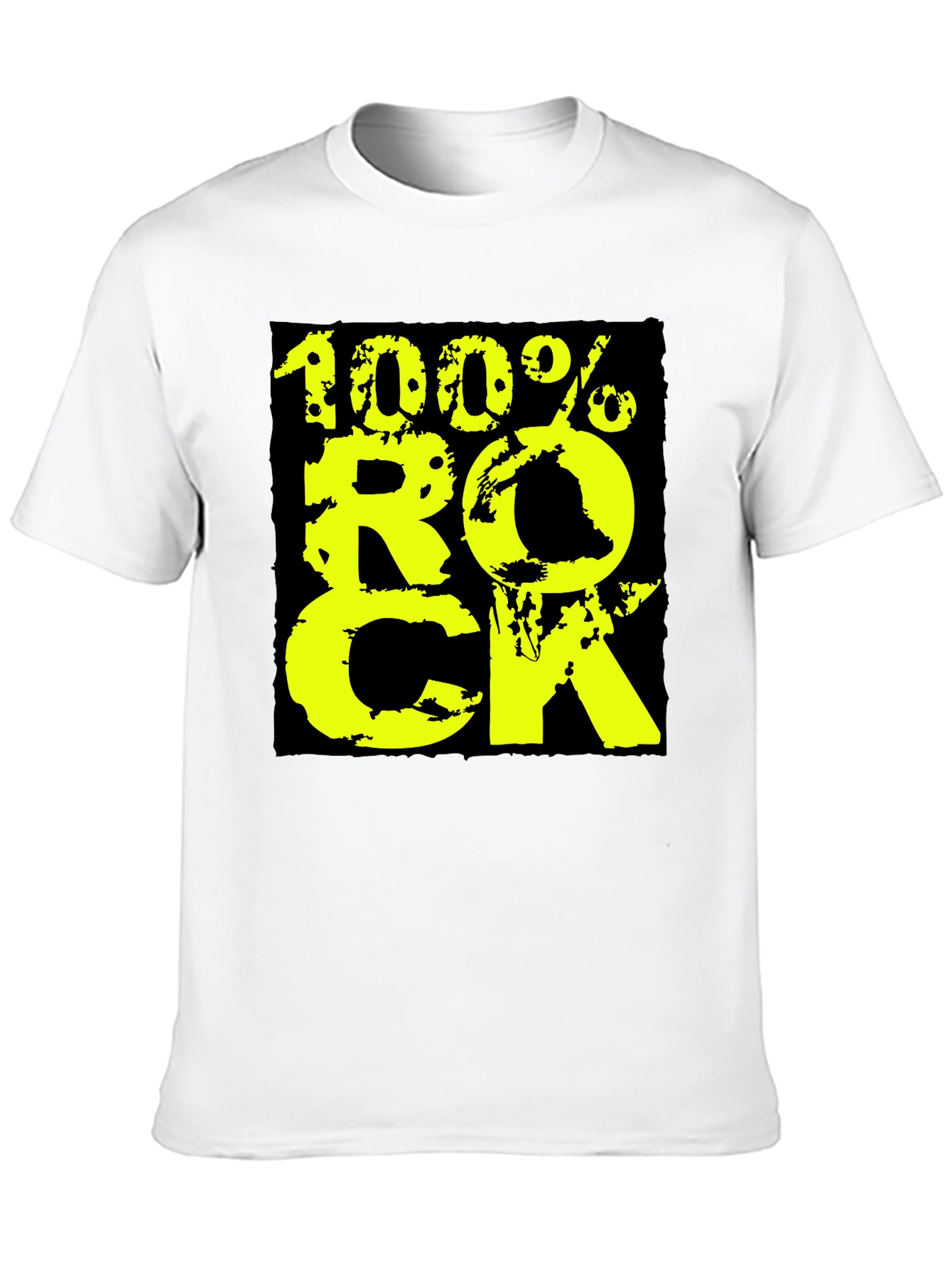 100% Rock Graphic Tee - Black