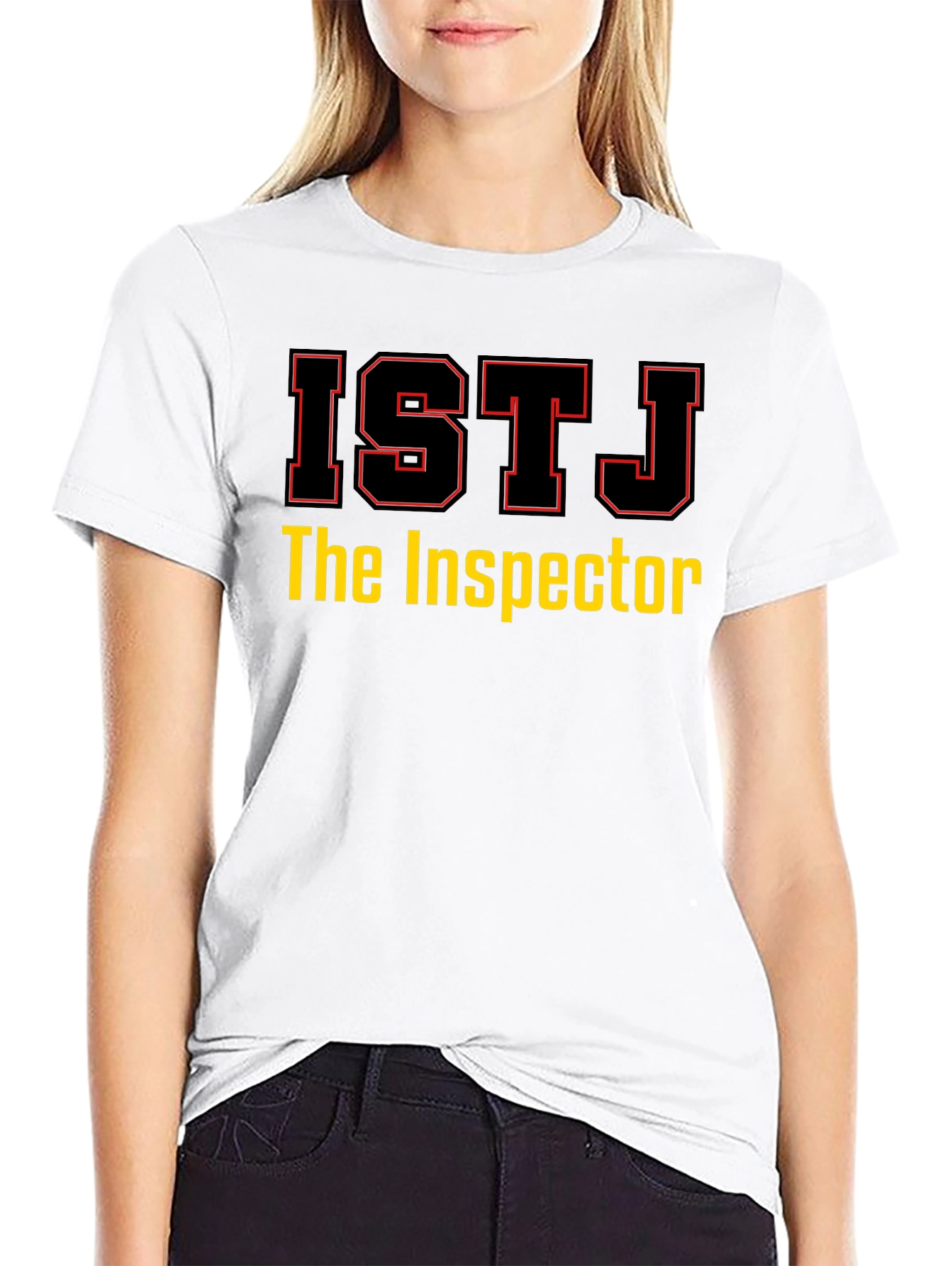 ISTJ The Inspector Black T-Shirt