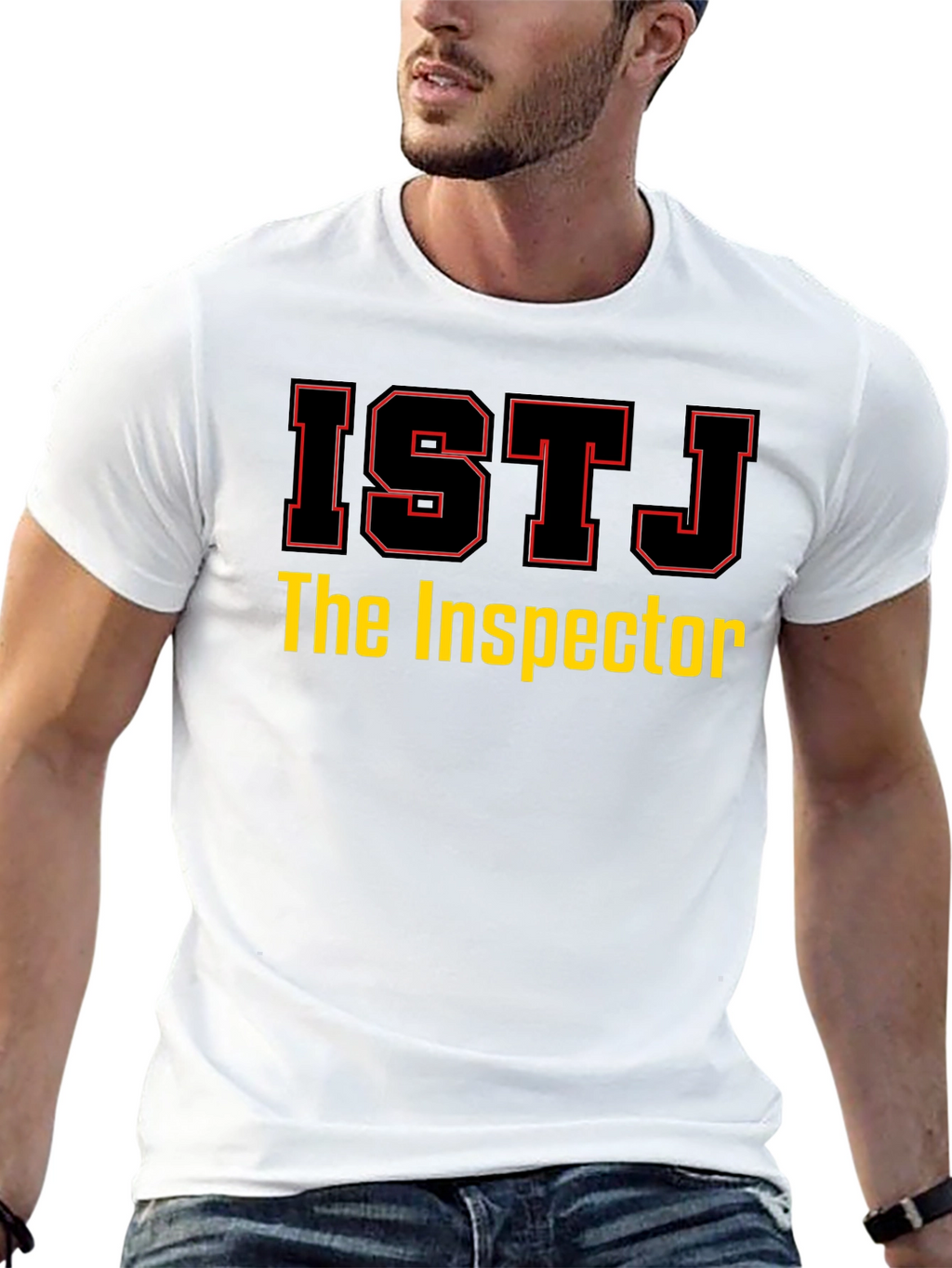 ISTJ The Inspector Black T-Shirt