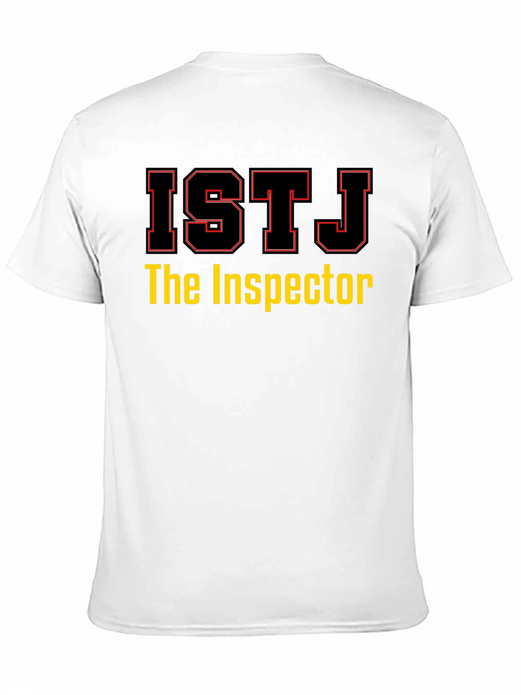 ISTJ The Inspector Black T-Shirt