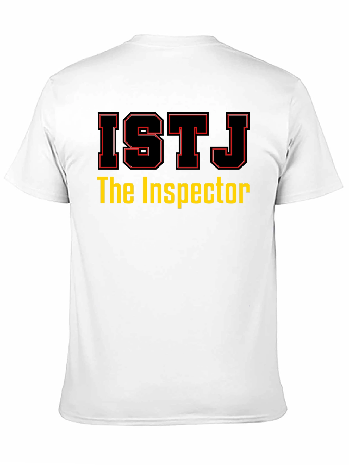 ISTJ The Inspector Black T-Shirt