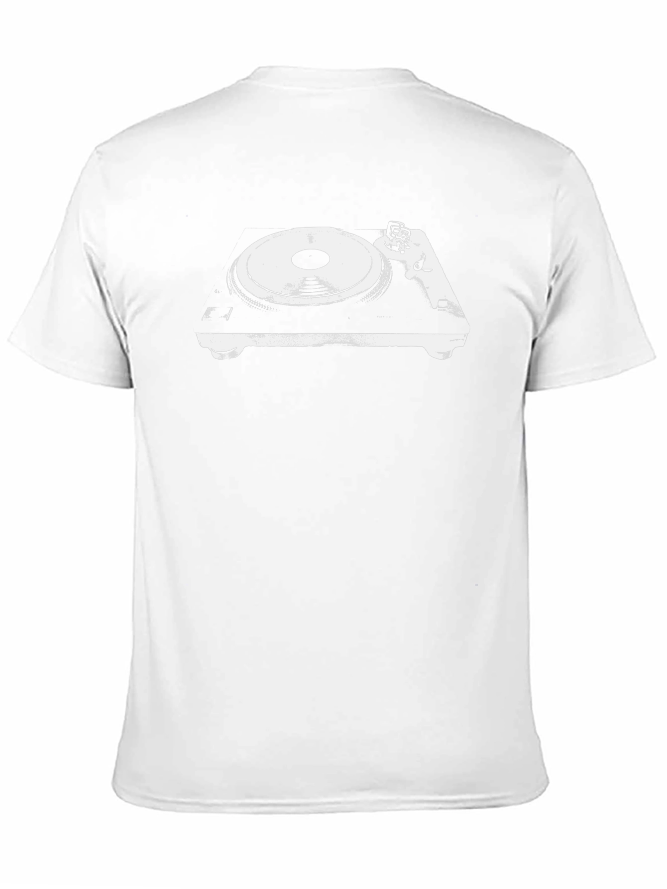 Turntable Graphic T-Shirt - Classic DJ Style