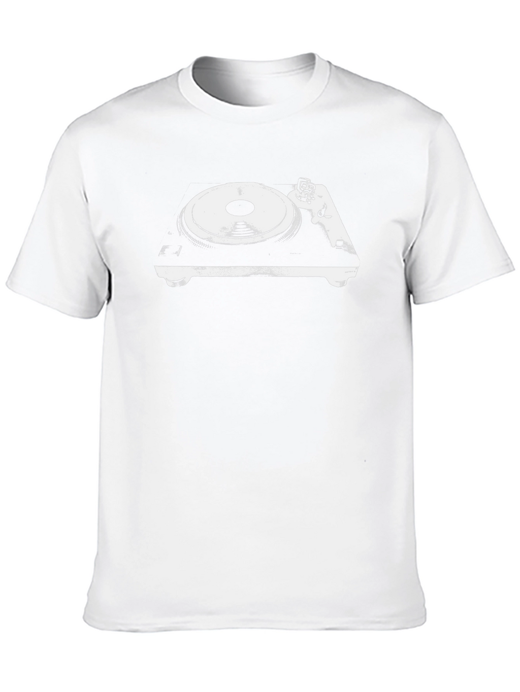 Turntable Graphic T-Shirt - Classic DJ Style