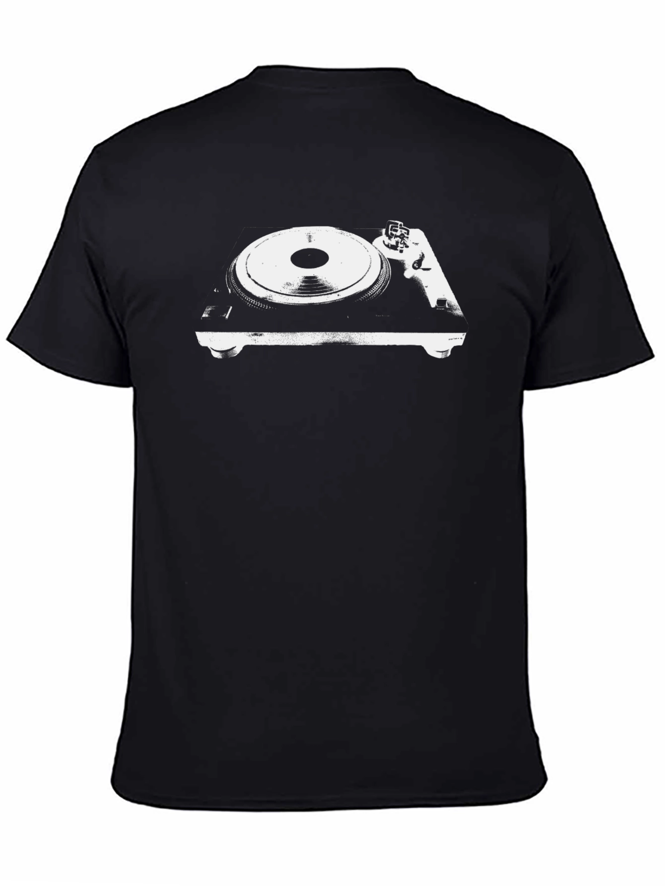 Turntable Graphic T-Shirt - Classic DJ Style