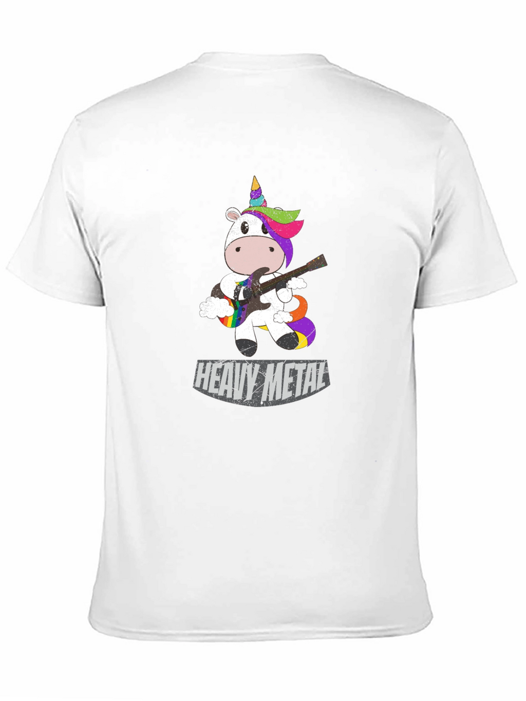 Heavy Metal Unicorn Graphic T-Shirt