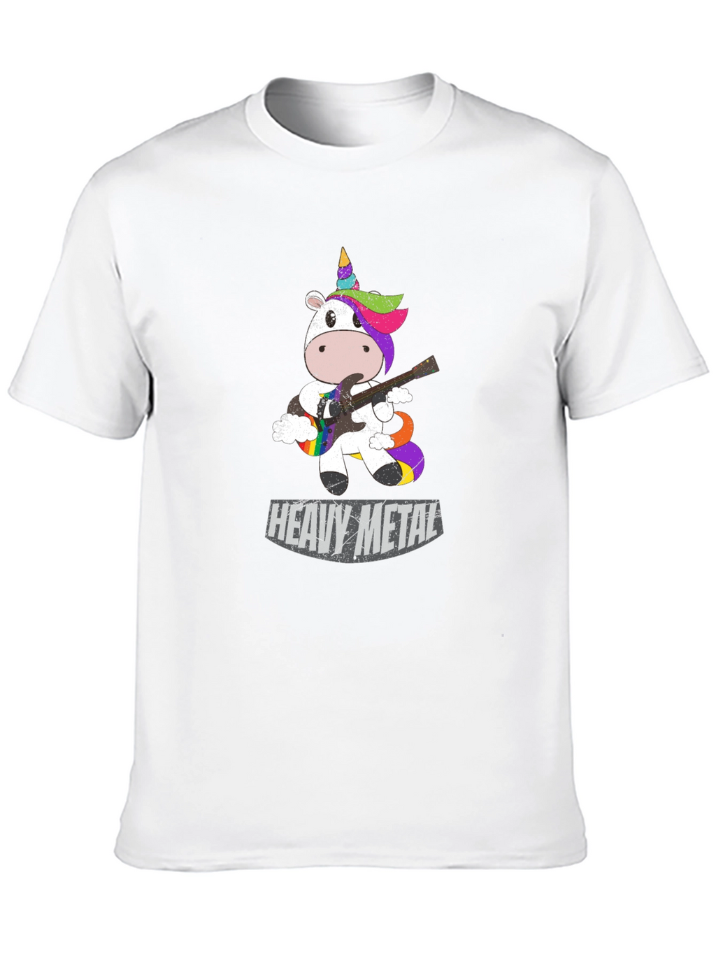 Heavy Metal Unicorn Graphic T-Shirt