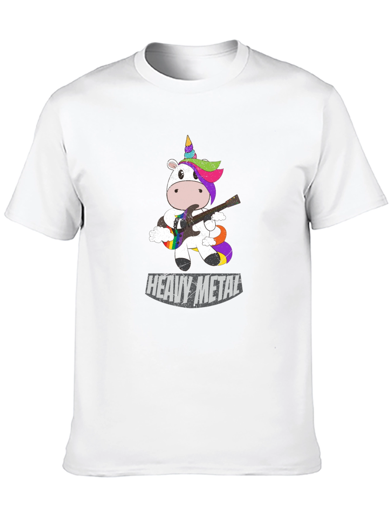 Heavy Metal Unicorn Graphic T-Shirt