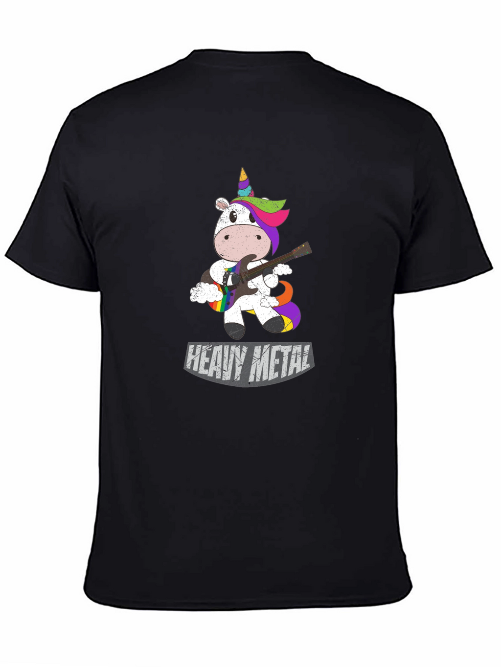 Heavy Metal Unicorn Graphic T-Shirt