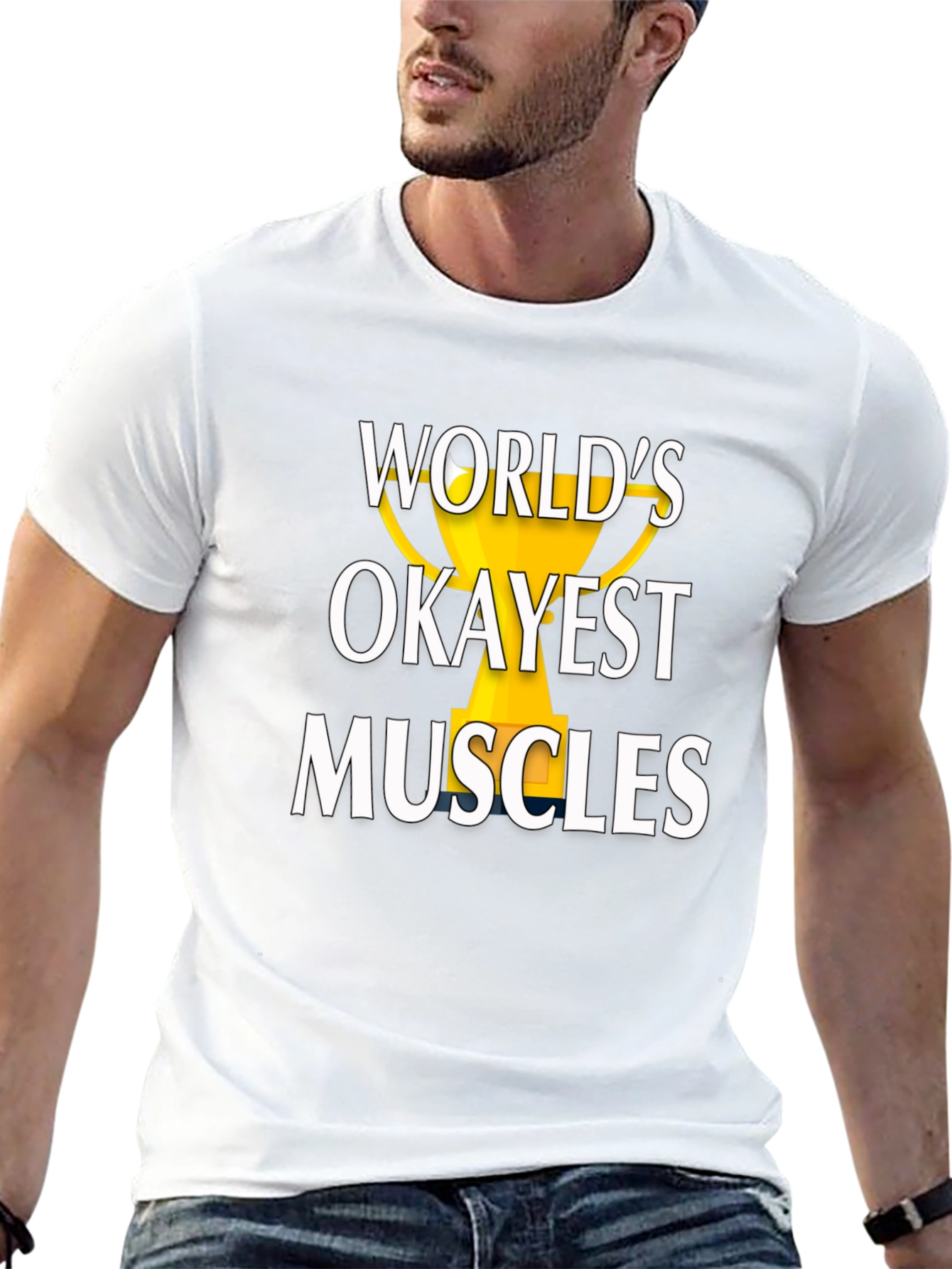 Worlds Okayest Muscles Graphic Tee