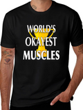 Worlds Okayest Muscles Graphic Tee