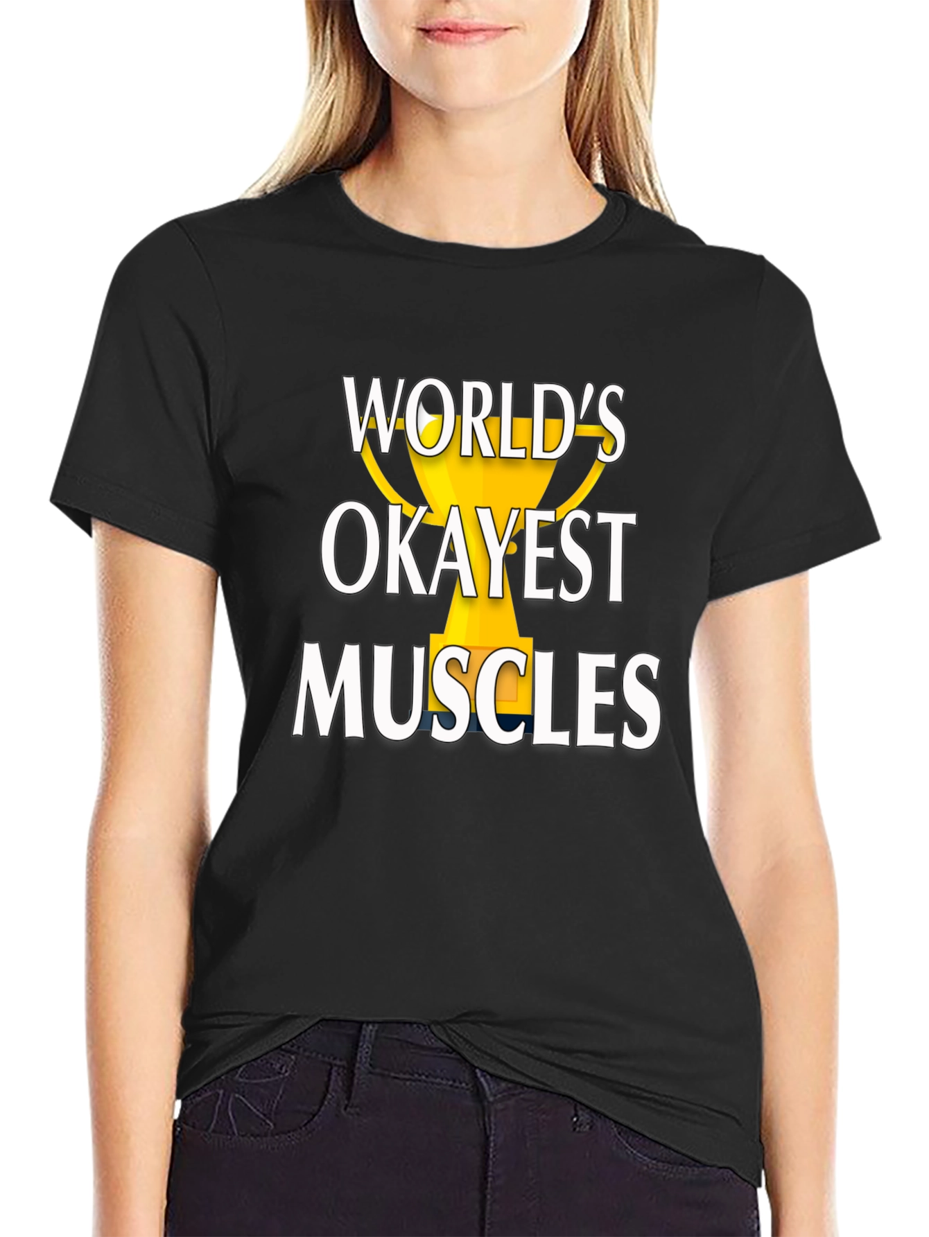 Worlds Okayest Muscles Graphic Tee