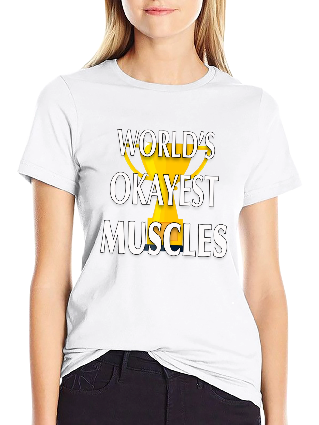 Worlds Okayest Muscles Graphic Tee